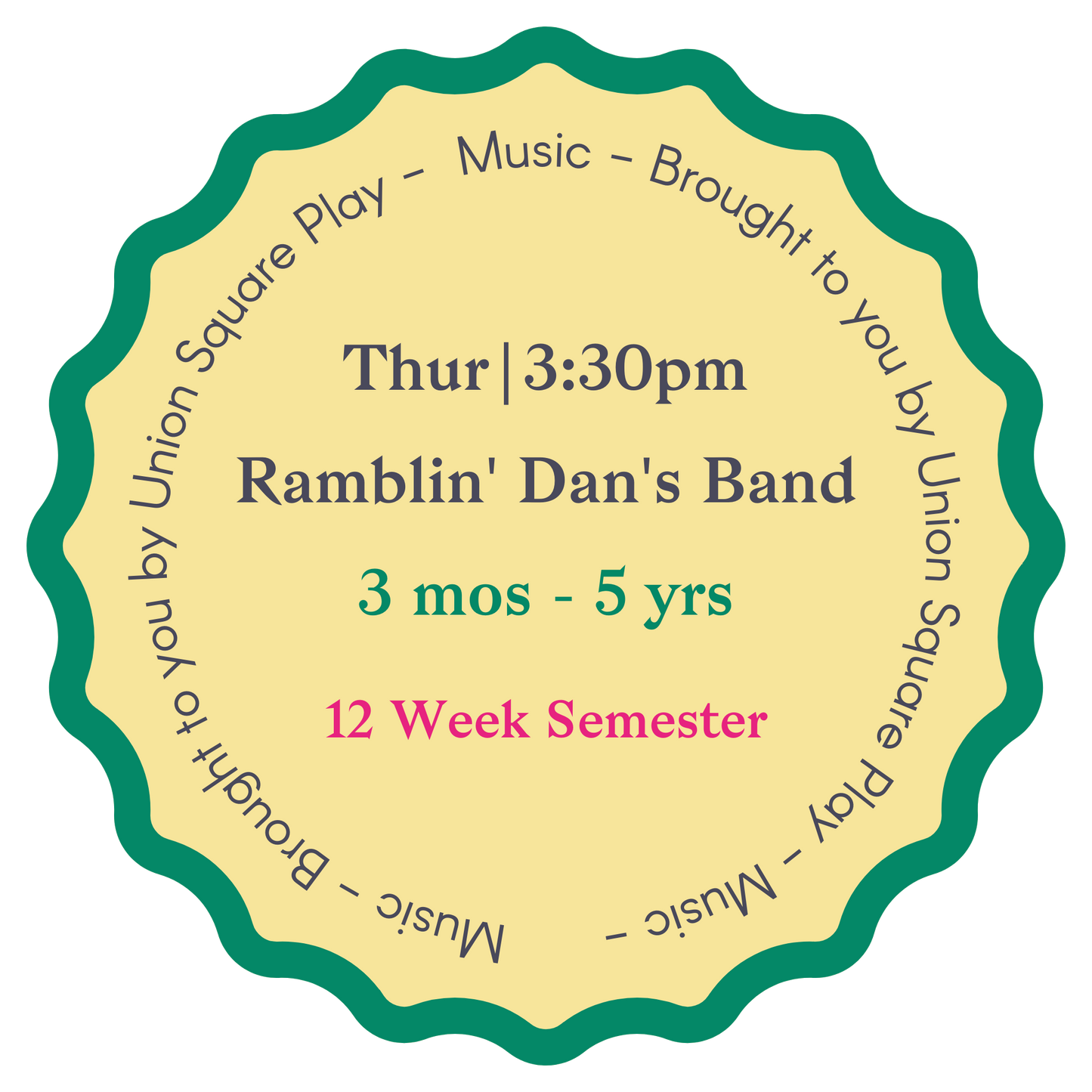 Ramblin' Dan's Freewheelin' Band - 12-Week Semester