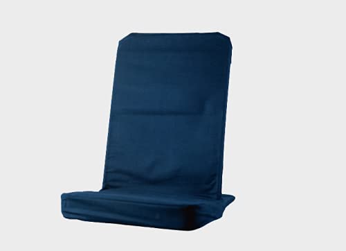 BackJack BJI Original BackJack-Made in The USA- Extra Large Tough Duck Navy Lightweight Floor Seating Chair for Gaming, Families, Parents, Daycare, Back Support, Reading, Yoga, Meditation, Dorm