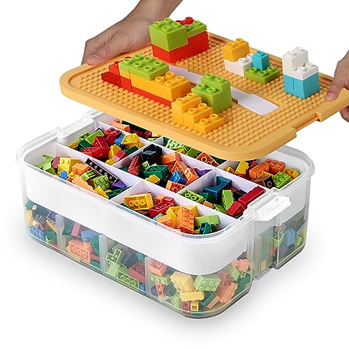 Kids Toy Storage Box for Lego Stackable Building Blocks Organizers Min –  Union Square Play