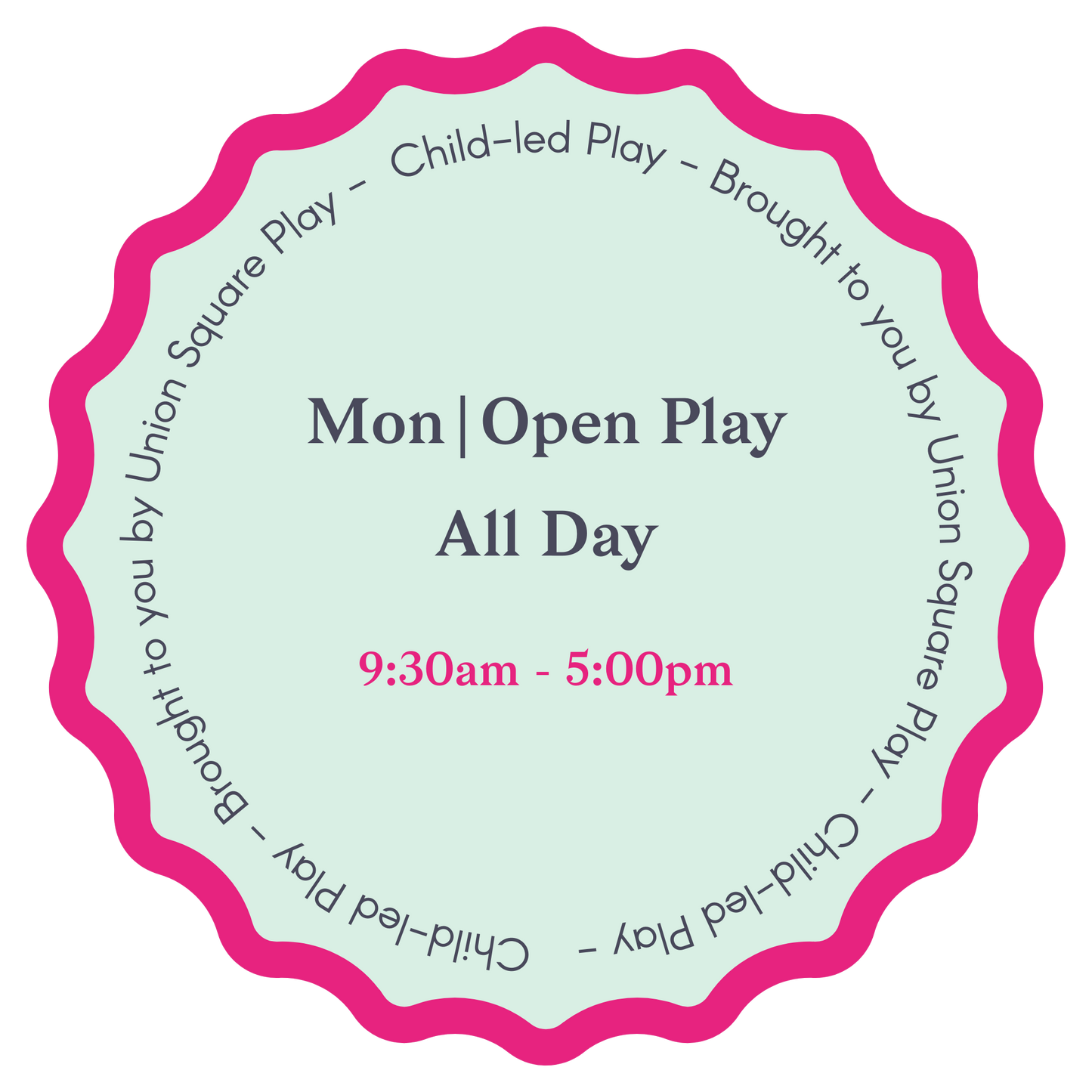 Open Play All Day - Monday