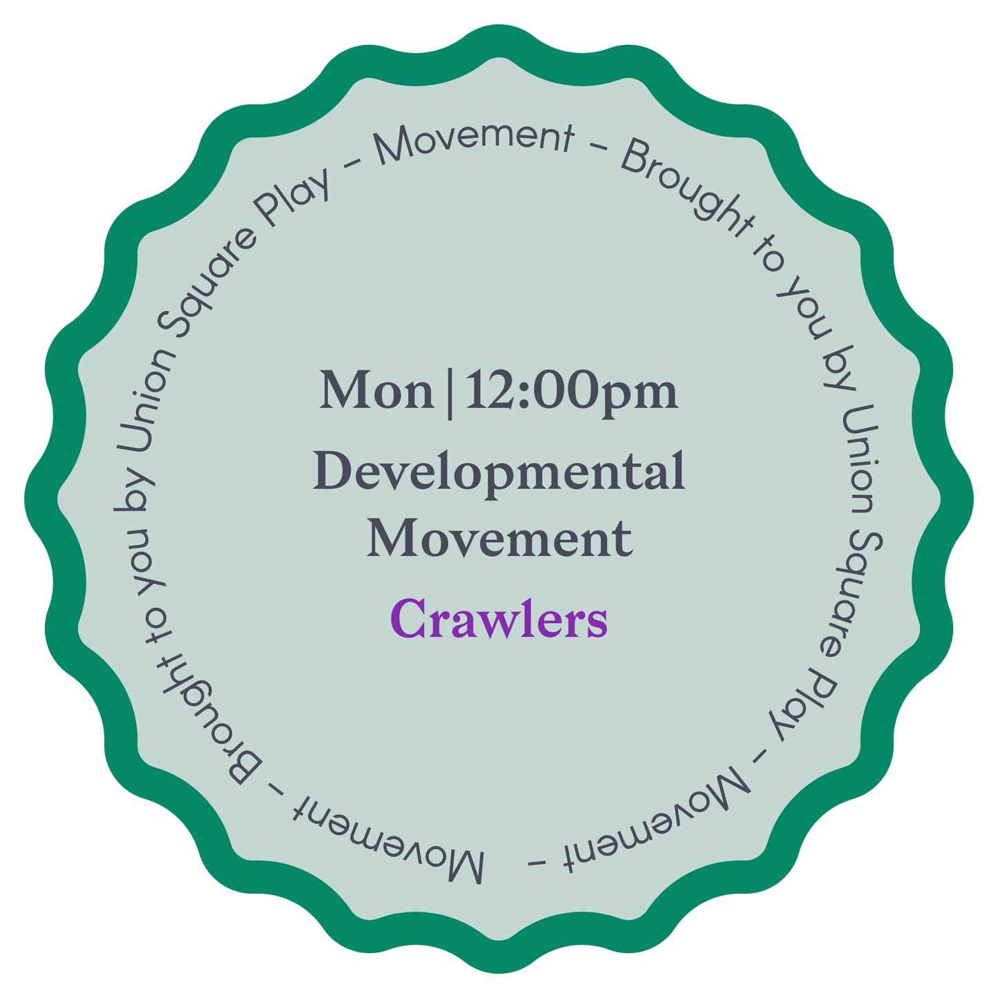 Developmental Movement with Dionne: Crawlers