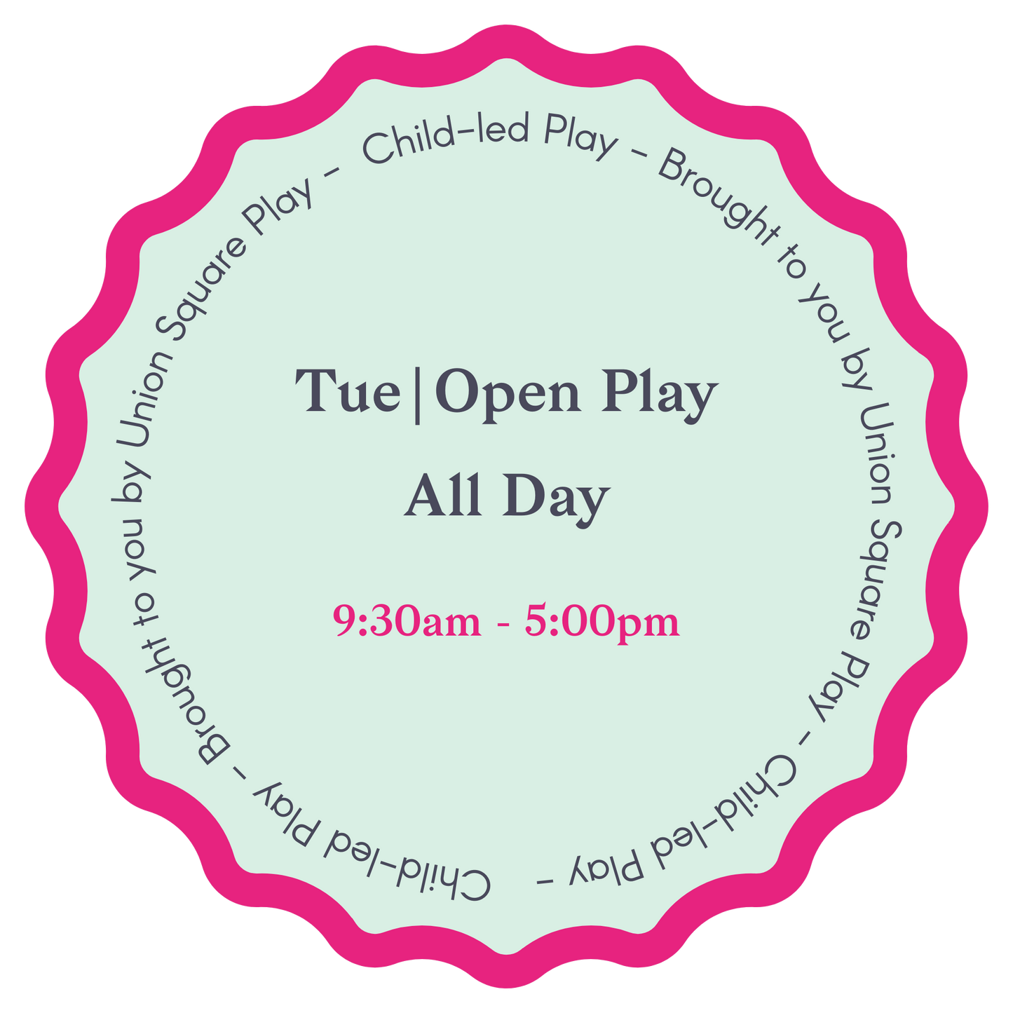 Open Play All Day - Tuesday