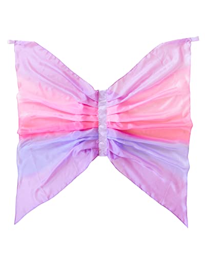 Sarah's Silks Blossom Fairy Wings | Butterfly Costume for Kids, Real Natural Silk Montessori Waldorf Toys Dress Up for Pretend Play