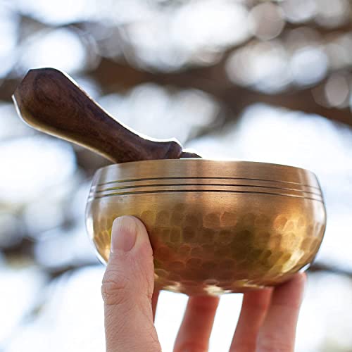 Tibetan Singing Bowl Set Bronze - Easy To Play