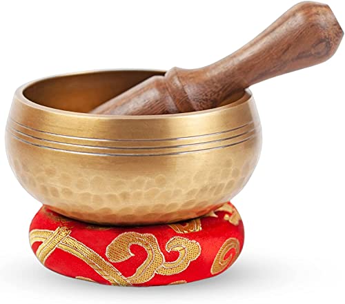 Tibetan Singing Bowl Set Bronze - Easy To Play