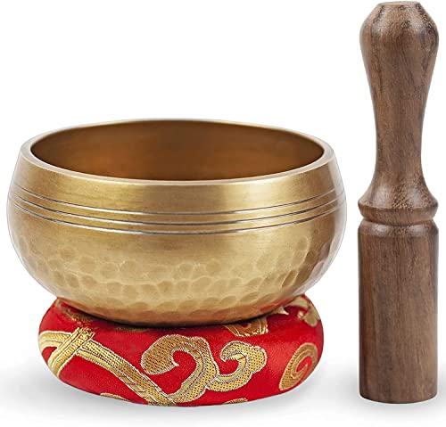 Tibetan Singing Bowl Set Bronze - Easy To Play