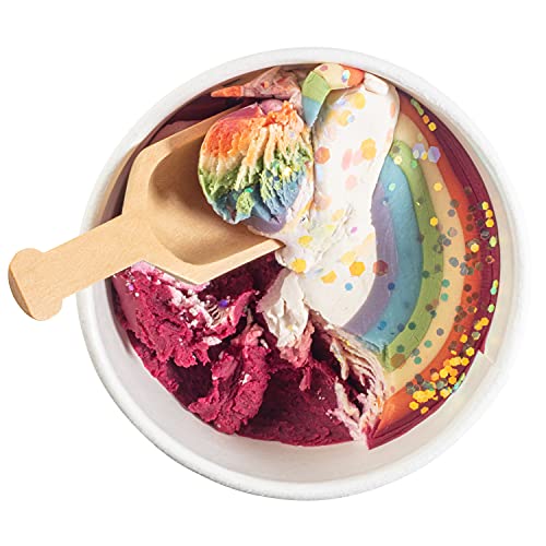 Land of Dough All-Natural Play Dough/Modeling Clay - Over The Rainbow, Multi-Colored 7 Oz PlayDough Cup, with Scooping Tool - Crafted from Natural & Sustainable Ingredients, Made in US